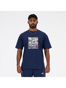 New Balance - Men's Navy Blue T-shirt