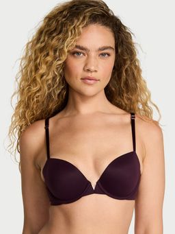 Victoria's Secret - Love Cloud Smooth Lightly Lined Plunge Demi Bra Wine