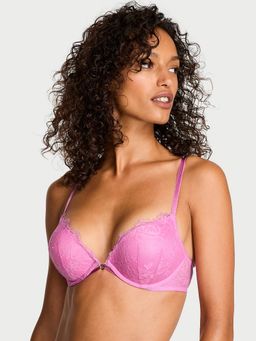 Victoria's Secret - Very Sexy Bombshell Add-2-Cups Rose Lace Push-Up Bra Pink