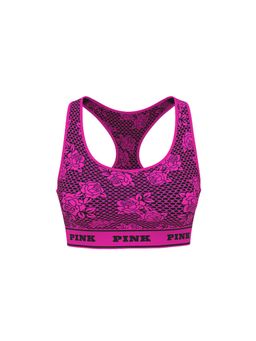 Victoria's Secret - Pink Seamless Reversible Sports Bra Pink