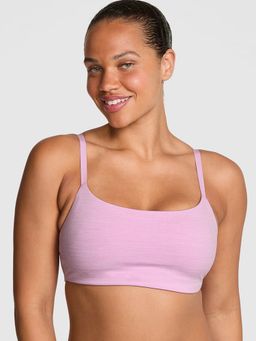 Victoria's Secret - Pink Relay Square-Neck Sports Bra Purple