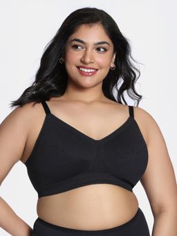 Zivame - True Curve Beautiful Basics Double Layered Non Wired Full Coverage Bra - Tap Shoe