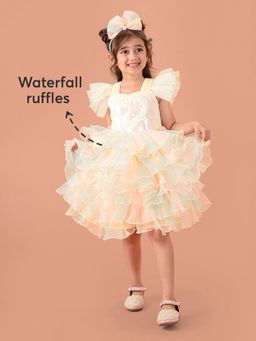 Hopscotch - Sequinned Party Dress