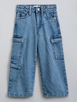 Hopscotch - Denim Cargo Jeans