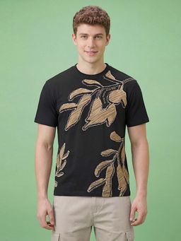 Being Human - Men Black Relaxed Fit Graphic Printed T-shirt