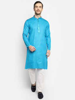 Devoiler - Regular Fit Long Kurta For Men