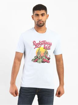 Levi's - Men Blue Round Neck T-shirt