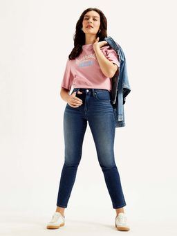 Levi's - Women's High Rise Blue Skinny Jeans