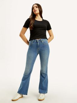 Levi's - Women's Mid Rise Blue Jeans