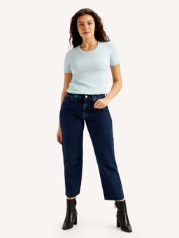 Levi's - Women's Mid Rise Dark Blue Jeans