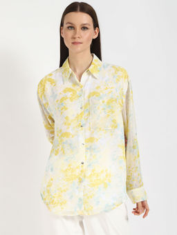 Calvin Klein - Roll Sleeve Utility Pocket Tunic Top