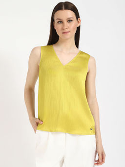 Calvin Klein - Plisse V Neck Tank Top