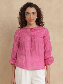 RAREISM - Somlin Fluorescent Pink Regular Top