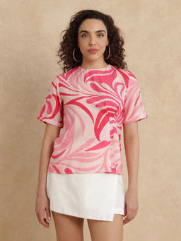 RAREISM - Somtij Primary Pink Regular Top