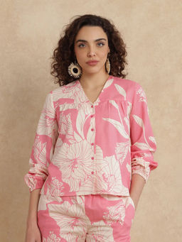 RAREISM - Somyan T Primary Pink Regular Top
