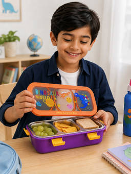 Little Surprise Box - Long Rectangle Dinosaur World Lunch Box
