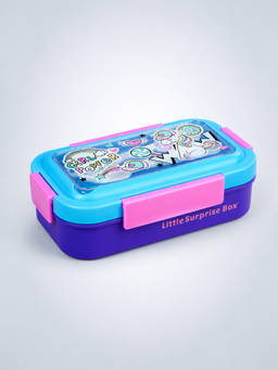 Little Surprise Box - Blue Girl Power Lunch Box