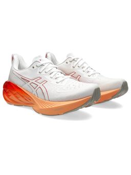 ASICS - Mens Nova Blast 4 White/Moonrock Running Shoes