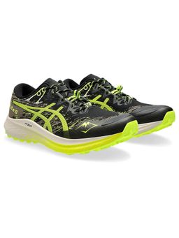ASICS - Mens Fuji Lite 5 Black/Safety Yellow Running Shoes