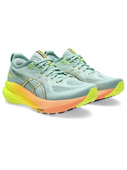 ASICS - Women Gel-Kayano 31 Light Celadon/Safety Yellow Running Shoes