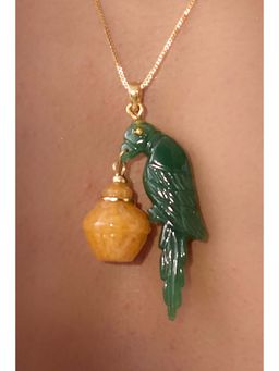 Goddess Of Glocal - Green Aesop Pendant