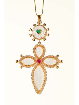 Goddess Of Glocal - White Choti Bibi Pendant