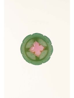 Goddess Of Glocal - Green Patra Thali Earring