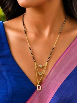 Digital Dress Room - D-Letter Short Mangalsutra