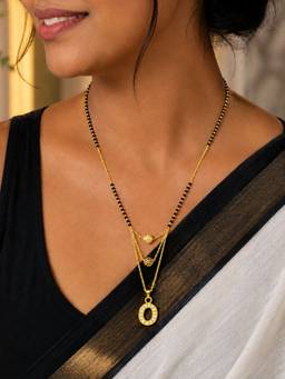 Digital Dress Room - O-Letter Short Mangalsutra