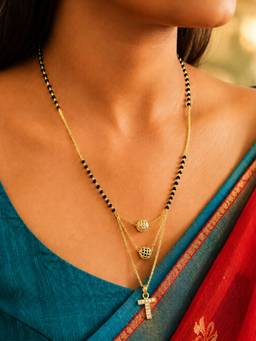 Digital Dress Room - T-Letter Short Mangalsutra