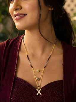 Digital Dress Room - X-Letter Short Mangalsutra