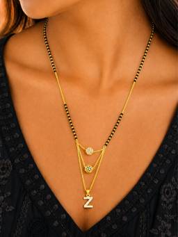 Digital Dress Room - Z-Letter Short Mangalsutra