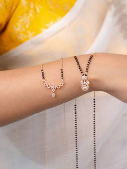 Zeraki Jewels - Aanya Rihanna Mangalsutra (Pack Of 2)
