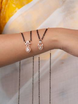 Zeraki Jewels - Ahana Aanya Mangalsutra (Pack Of 2)