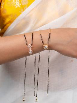 Zeraki Jewels - Ahana Emily Mangalsutra (Pack Of 2)
