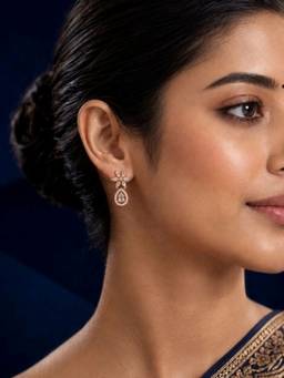 Zeraki Jewels - Ahana White Earrings