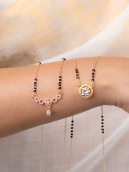 Zeraki Jewels - Avni Rihanna Mangalsutra (Pack Of 2)
