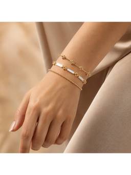 Salty - Lustre Layers Bracelet (Pack Of 3)