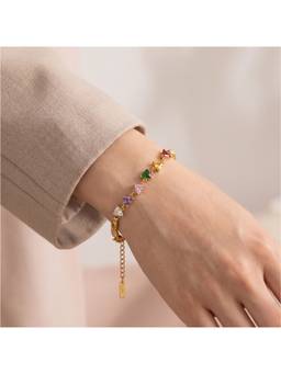 Salty - Minimal Triangular Link Bracelet