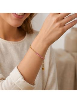 Salty - Serelle Paper Link Tennis Bracelet
