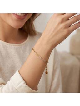 Salty - Serelle Paper Link Tennis Bracelet