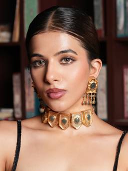 CAO JEWELLERY - Green Premium Jewellery Set