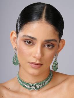 CAO JEWELLERY - Green Premium Jewellery Set