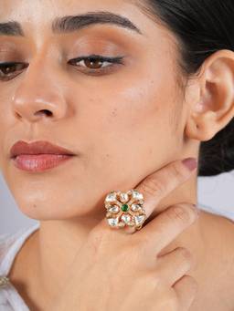 CAO JEWELLERY - Shiny Polki Ring