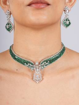 CAO JEWELLERY - Green Premium Jewellery Set