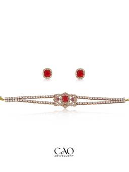 CAO JEWELLERY - Red Premium Jewellery Set