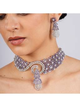 CAO JEWELLERY - Purple Premium Jewellery Set