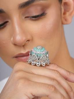 CAO JEWELLERY - Green Bloom Ring