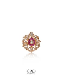 CAO JEWELLERY - Imperial Kundan Drop Ring