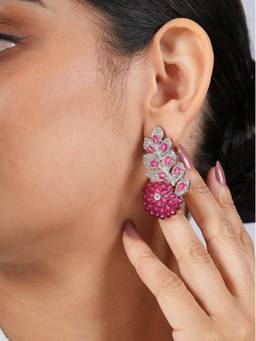 CAO JEWELLERY - Pink Drop Earrings